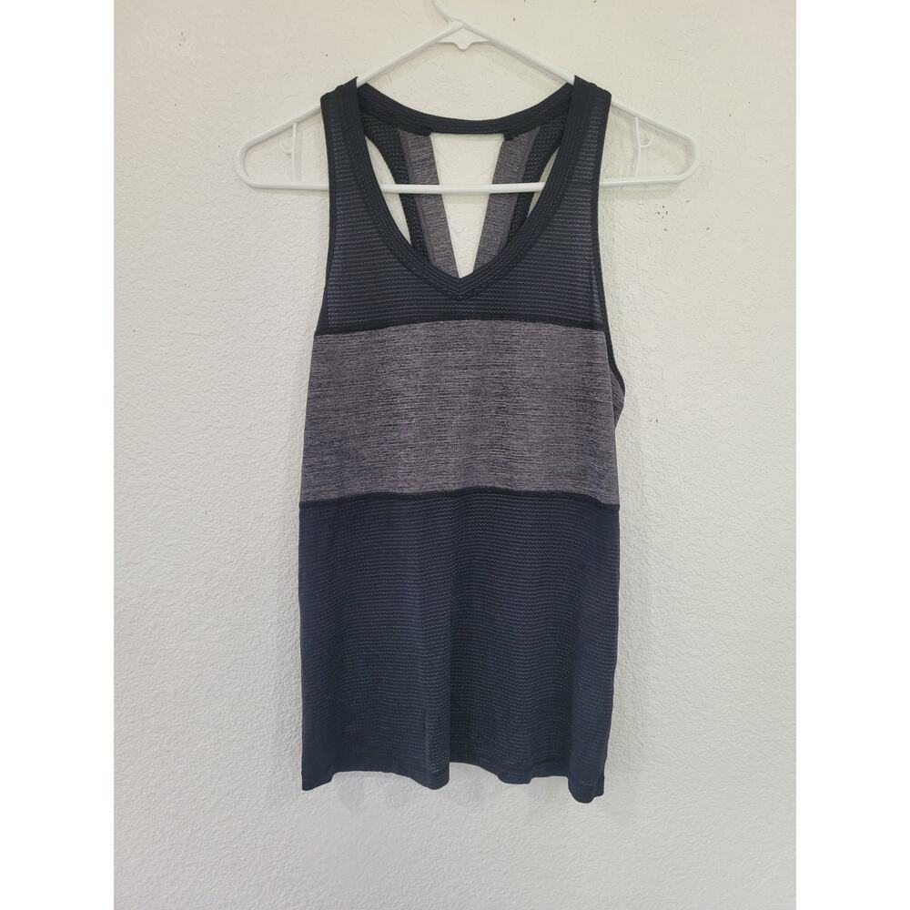 Lululemon Women's Black and Gray Tank Top Size‎ 4 Active Wear #15